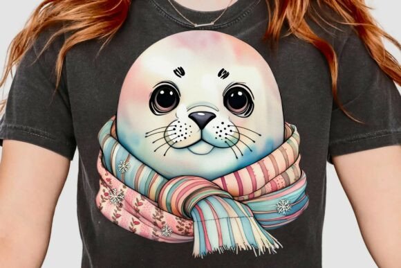 Download Cute Winter Seal Sublimation Designs Png - Premium Resources