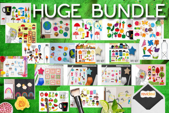 Download Kids Illustration Clipart Bundle - Kids illustration Collection